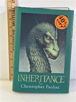 Hardback book inheritance by Christopher Paolini