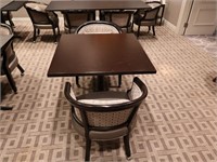 Table including 2 chairs with arms  ( All Table &