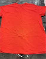 Used (Size M) red women t-shirt 




S