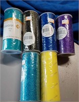 Crafters Dream 6 rolls of Tulle Mesh A