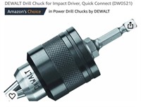 DEWALT Drill Chuck for Impact Driver, Quick C