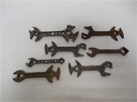 lot of 7 wrenches Farquhar, Iron Age, H&D others