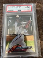 208 Topps Chrome Ronald Acuna Rookie PSA 10