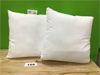 Room Essentials White Throw Pillow lot of 2