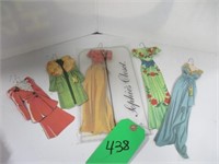 Vintage Dress up Doll Clothes
