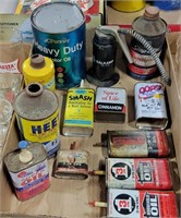 APPROX 13 ASSORTED ADVERTISING TINS