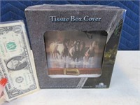 New Horse Themed Tissue Box Cover $49