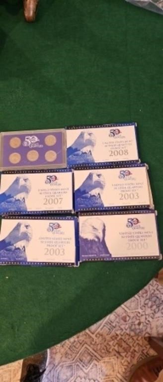 Lot of thirty quarters US states collectible