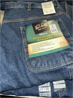 2 pair Key size 42x32 dungaree jeans