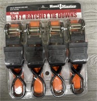 4-Pack Of Ratchet Tie Downs