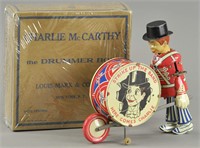 CHARLIE MCCARTHY DRUMMER BOY WITH BOX