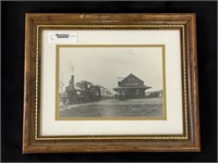 Brasher & Winthrop Train Depot Framed Photo