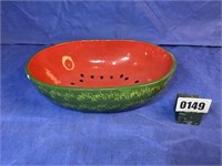 Watermelon Bowl, 12.75"W, 1 Small Chip