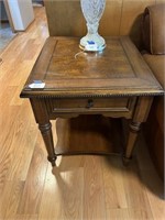 Wooden End Table, 28"x 24"x 26"