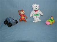 Group of collectible toys