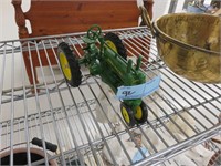 John Deere toy tractor