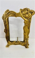 Art nouveau designed brass table frame, with the