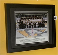 2018-19 TEAM PHOTO FRAMED 14X12 UN SIGNED