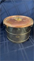 Heavy cast English brass barrel measuring