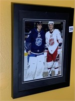 FRAMED PICTURE FLEURY BEFORE GAME PICTURE WITH 58