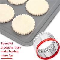 3pc Fluted Round Cookie Cutters a85