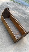 Large antique work box workmens toolbox