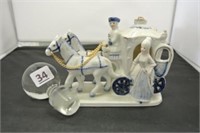 Rococo Style Carriage with Figurines