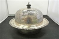 Covered Butter Dish - Silverplate