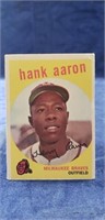 1959 Topps Hank Aaron #380 Baseball Card