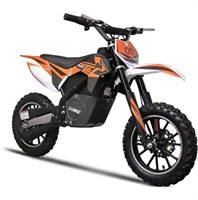 MotoTec 24v 500w Kids Electric Dirt Bike Orange