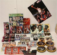 Misc Sports Lot - New Boxes, Photos, Tins, Coin