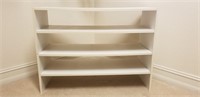 (2) White Shoe Racks