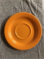Bid x 48: NEW Saucer, 6" Persimmon Orange