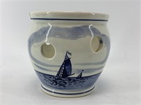 Piece of hand painted Delft pottery with tradition