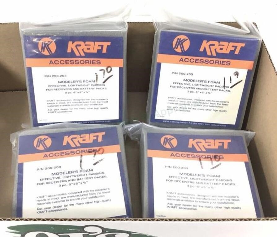 (4) Kraft Modeling Foam