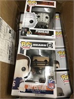 Box of 10 pop movie and football characters new