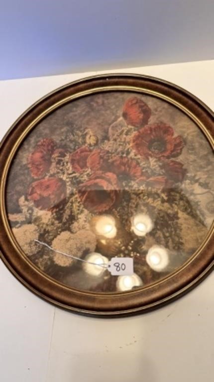 Round Framed Wall Decor