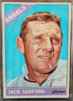 1966 Topps Jack Sanford #23 California Angels