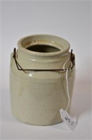 Wire Bailed Stoneware Canning Crock