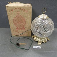 Vintage Twinkling Jewel Lamp in Box