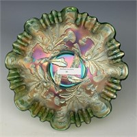 Fenton Green Thistle 3/1 Edge Bowl