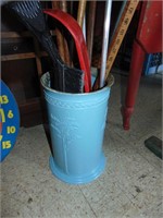 Vintage/Retro Umbrella Stand Full of Canes Plus