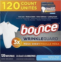 ULN-120ct Bounce Wrinkelguard Dryer Sheets