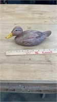 Hand Carved Wood Duck by Ron Cater