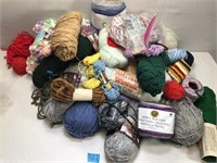 Various Types, Colors and Styles of Yarn