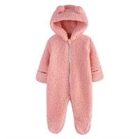 R5217  FELEMO Infant Winter Romper Orange - Newbo