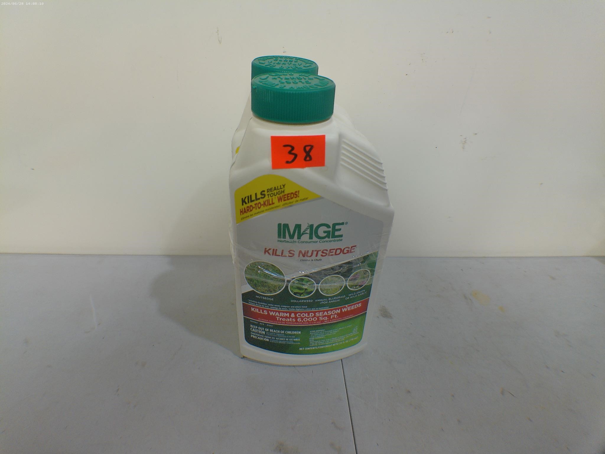 2 Bottles of IMAGE Weed Killer 24fl oz