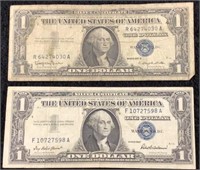 2 - Silver Certificates.. 1957, 1957B