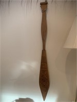 Native Alaskan Hand carved paddle