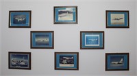 lot framed aircraft prints mainly Air Force One